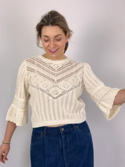 Louise Misha Croisette Jumper Cream
