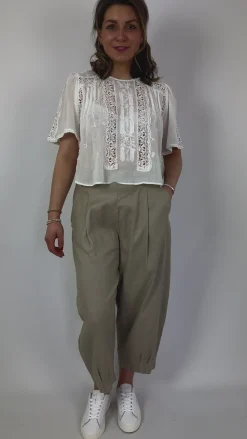 Louise Misha Ingrid Blouse Off White