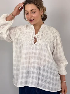 Louise Misha Nicoletta Blouse Snow