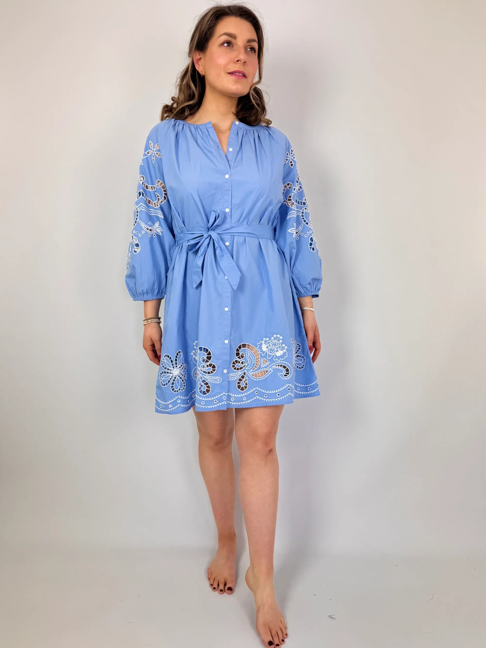 Louise Misha Rinala Dress Blue