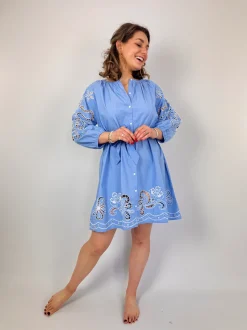 Louise Misha Rinala Dress Blue