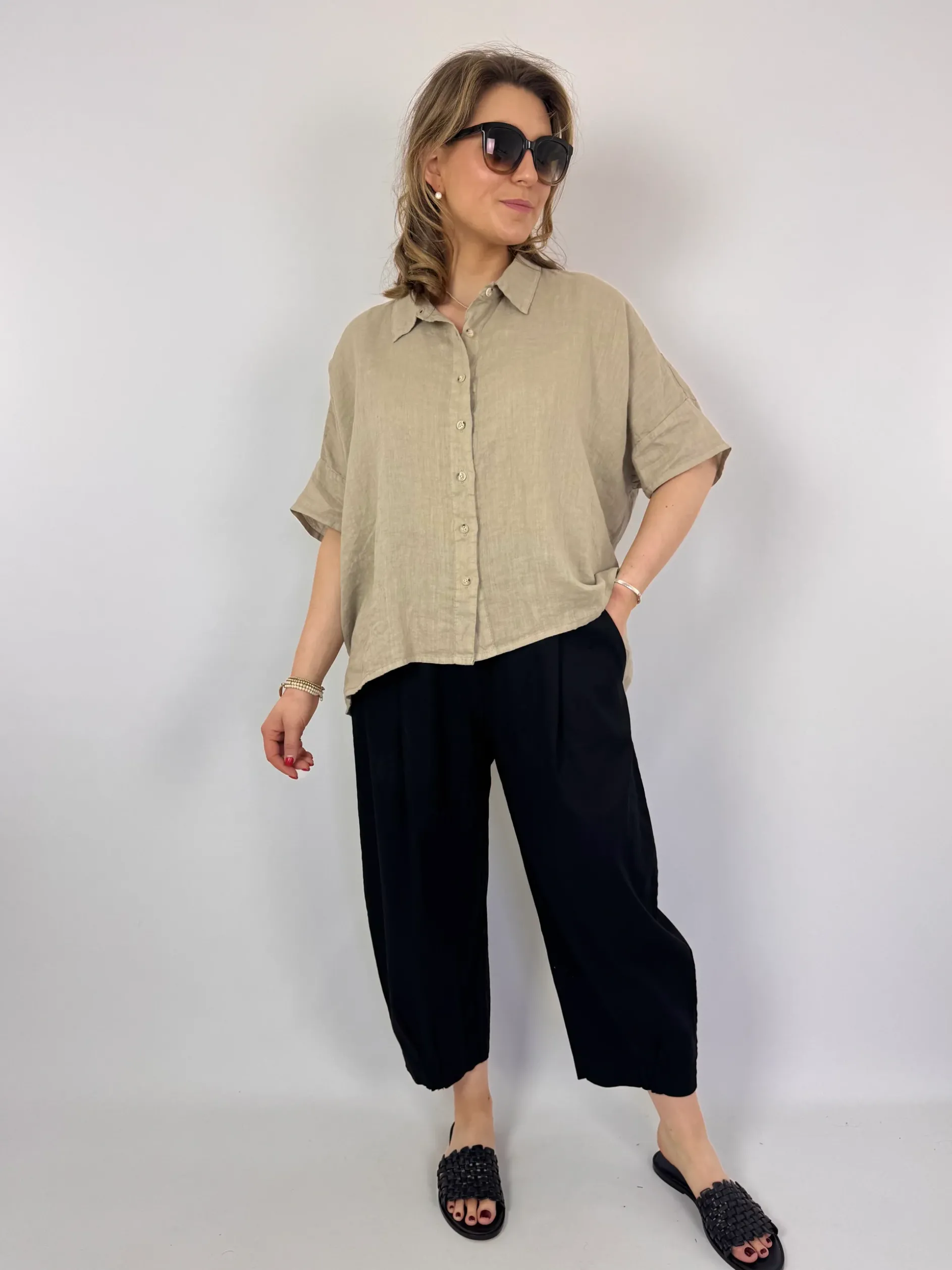 Mama b Cobo Shirt Grezzo