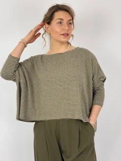 Mama b Kira Jumper Alga Stripe