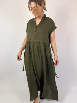 Mama b Lucido Dress Alga