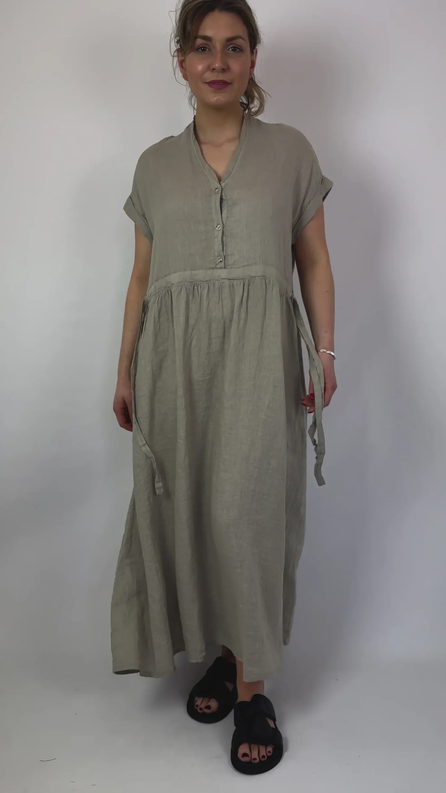 Mama b Lucido Dress Grezzo