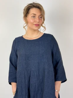 Mama b Rothko A Dress Blue