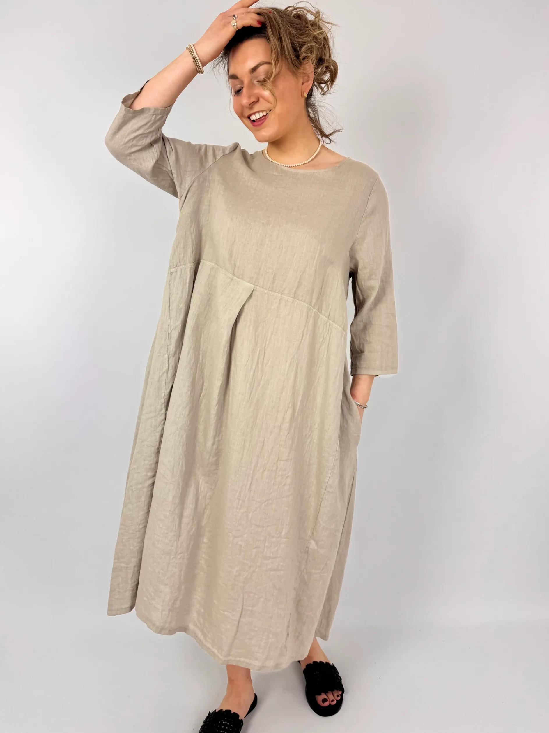 Mama b Rothko L Dress Grezzo