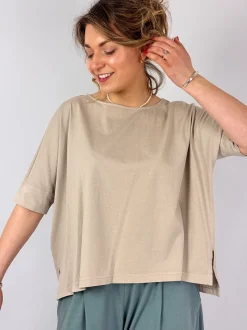 Mama b Tela T-Shirt Grezzo