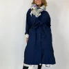 Manuelle Guibal Mystic Trench Coat Oceanic