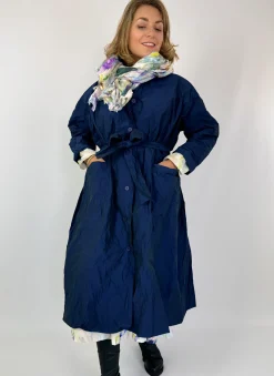 Manuelle Guibal Mystic Trench Coat Oceanic