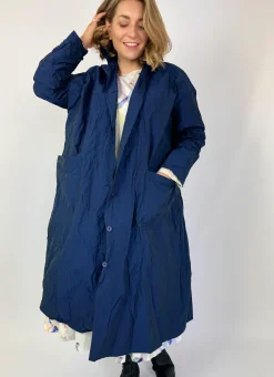 Manuelle Guibal Mystic Trench Coat Oceanic