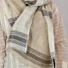 Moult Scarf Beige/Charcoal