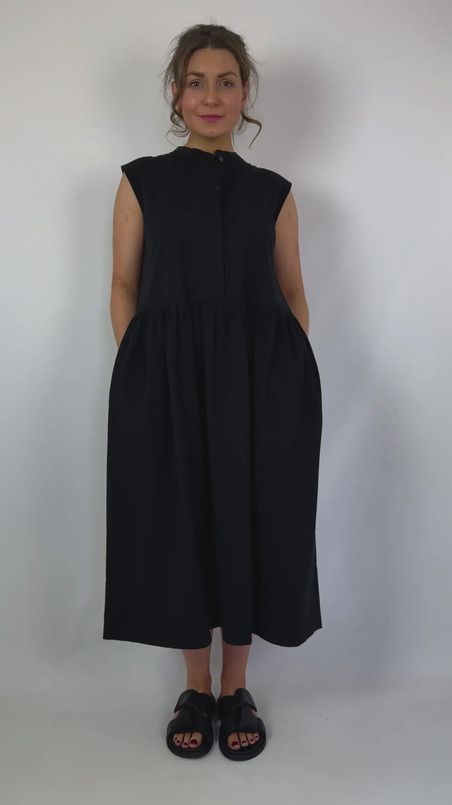 Muku C1352 Dress Black