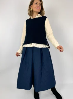 Officinae Canberra Sleeveless Jumper Navy