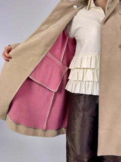 Officinae Double Breasted Coat Beige