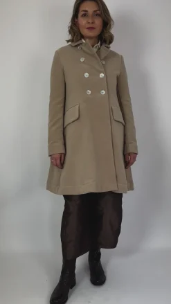 Officinae Double Breasted Coat Beige