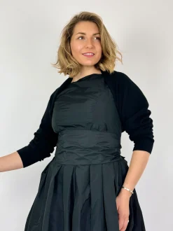 Officinae Open Cardigan Black