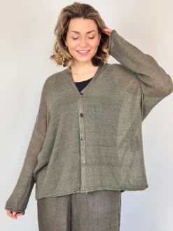 Pas De Calais 2566 Cardigan Greige
