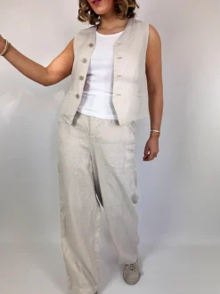 Pas De Calais 3323 Waistcoat Light Grey