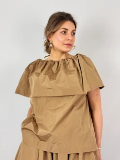 Roisin Linnane Reese Blouse Caramel