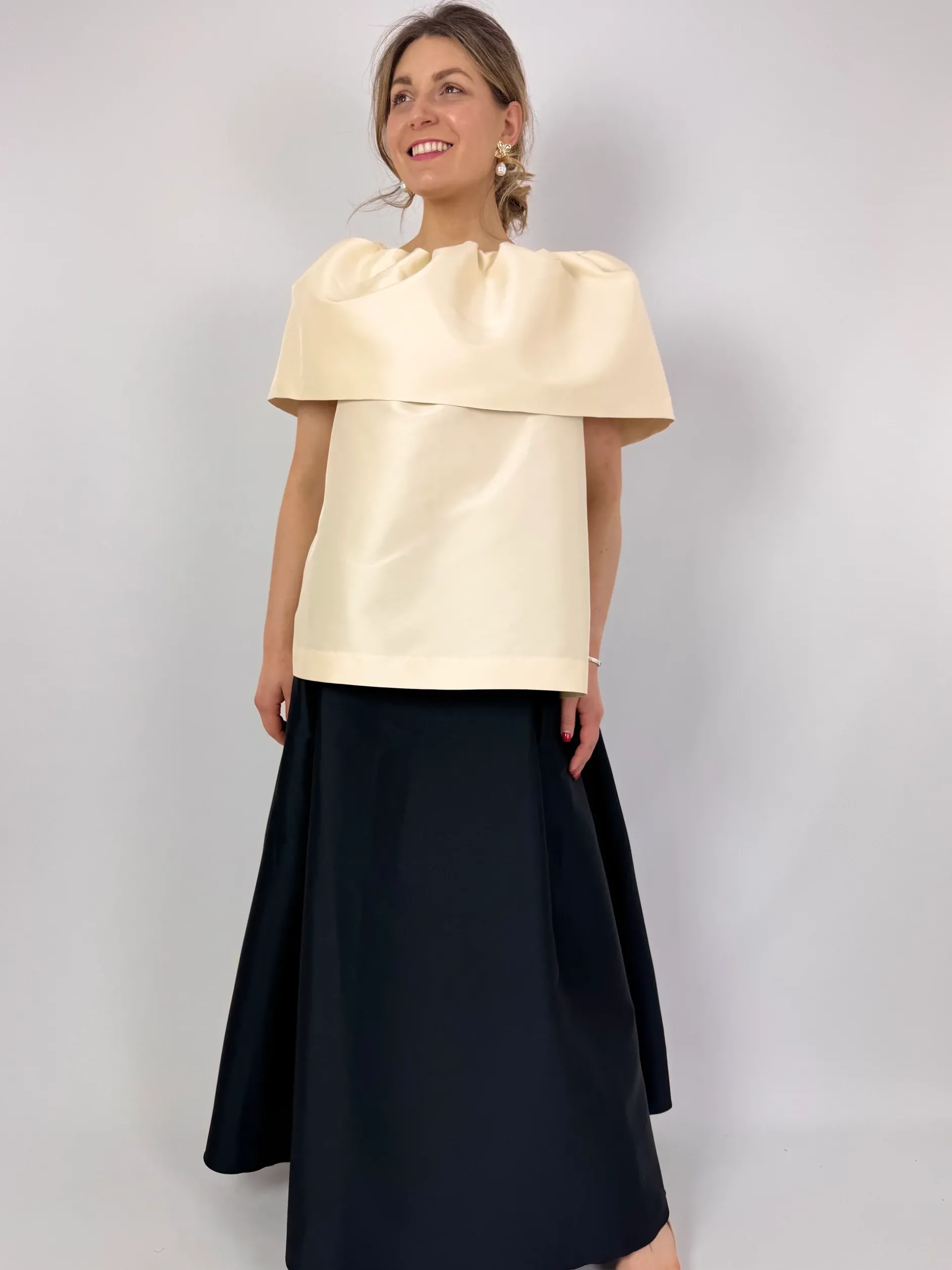 Roisin Linnane Reese Blouse Ecru