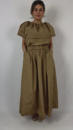 Roisin Linnane Reese Blouse Caramel