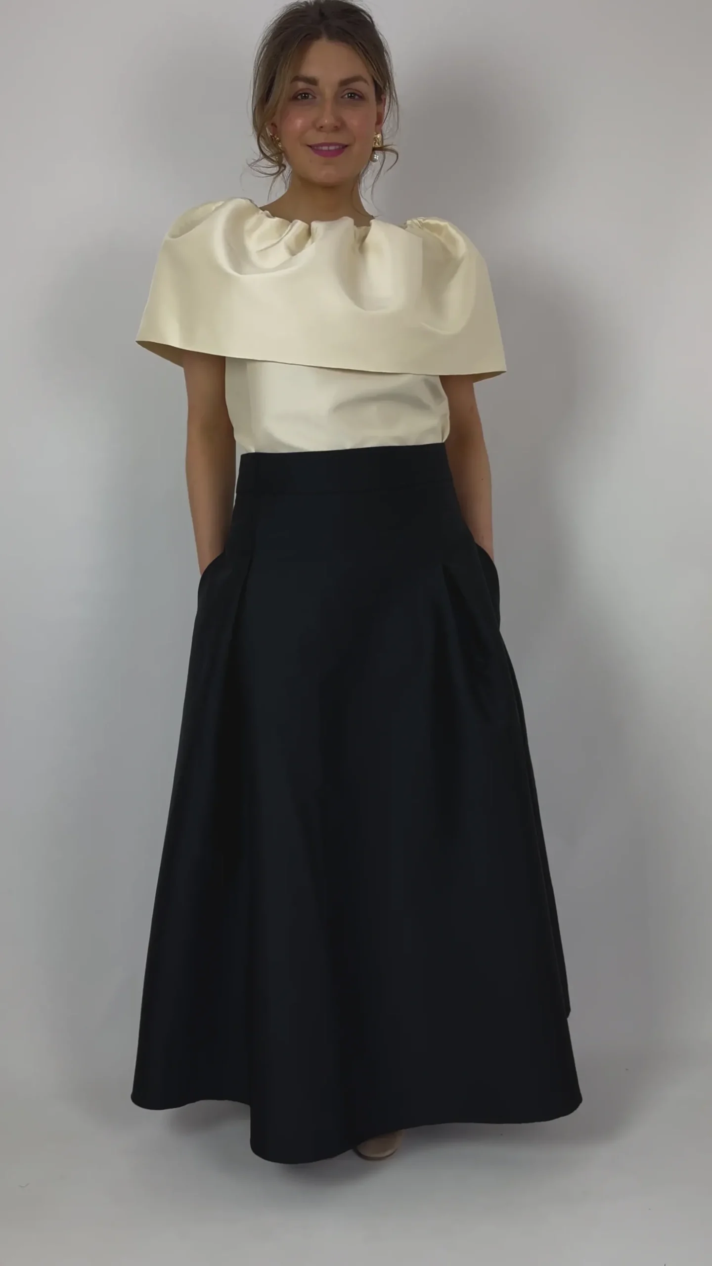 Roisin Linnane Reese Blouse Ecru