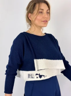 Rundholz Black Label 0703 Jumper Navy Print