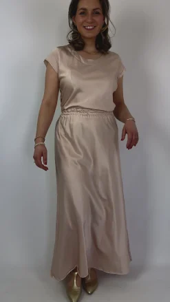 Sula Bias Cut Dress Peony
