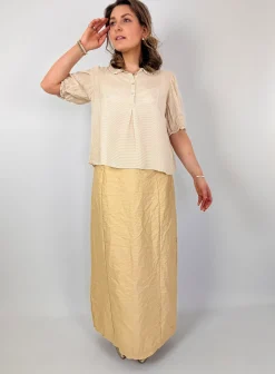 Sula Sweet Blouse Gold/Cream