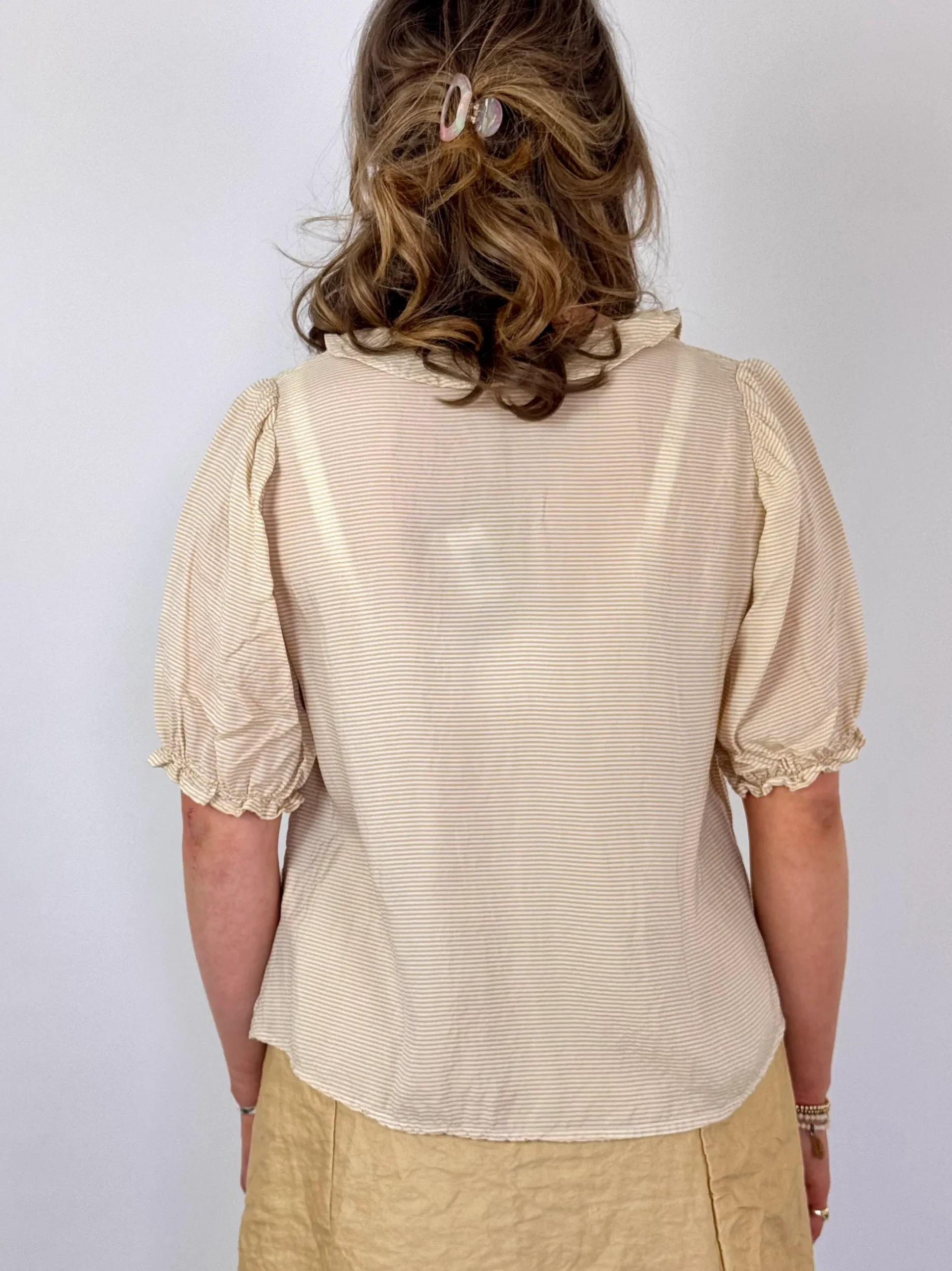 Sula Sweet Blouse Gold/Cream