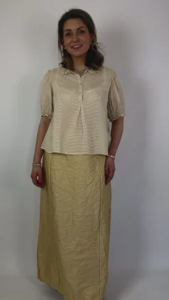 Sula Sweet Blouse Gold/Cream