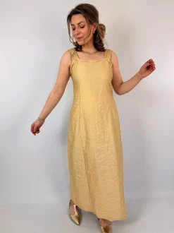 Sula Wide Strap Dress Biscotti