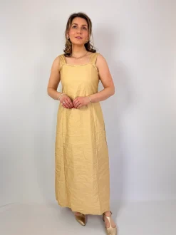 Sula Wide Strap Dress Biscotti