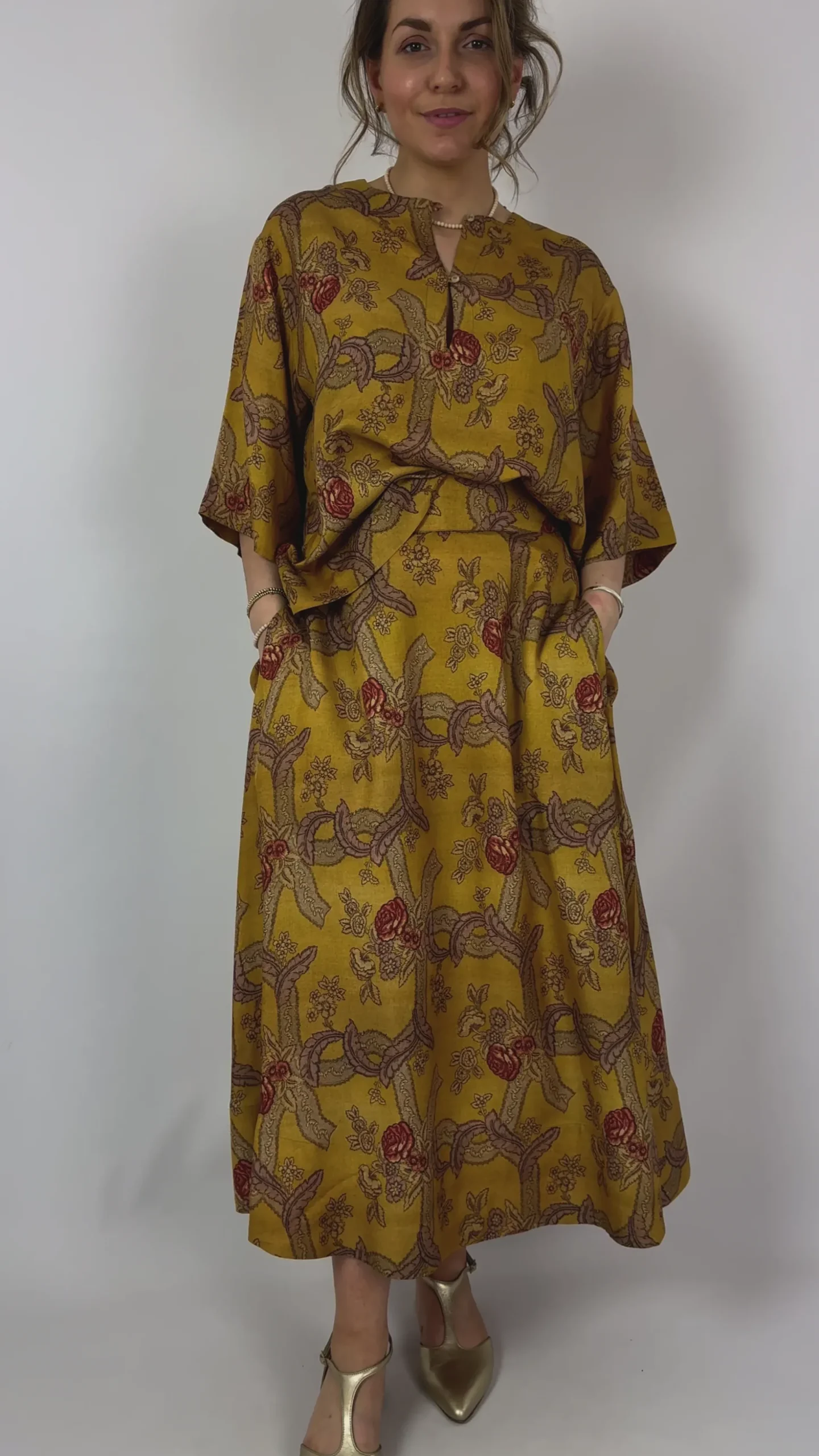 Tapis Noir Caroline Skirt Yellow