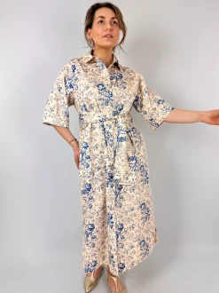 Tapis Noir Chloe Dress Blue