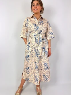 Tapis Noir Chloe Dress Blue