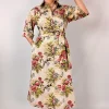 Tapis Noir Chloe Dress Peach