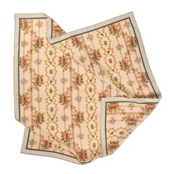 Tapis Noir Classical Pastel Stripe Scarf