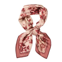 Tapis Noir Classical Red Toile Scarf