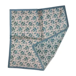 Tapis Noir Large Light Blue Stripe Scarf