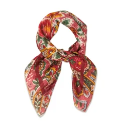 Tapis Noir Light Pink Paisley Scarf