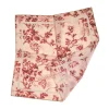 Tapis Noir Light Red Flower Toile Scarf