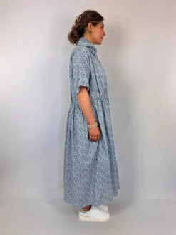 Toujours Gathered Dress Ivory