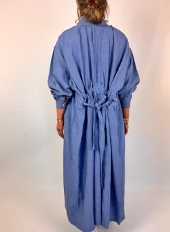 Toujours Work Smock Coat Indigo Blue