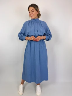 Toujours Work Smock Coat Indigo Blue